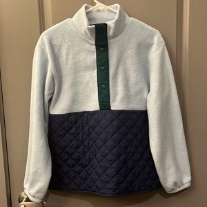 J Crew Factory Fleece Quarterzip - Small